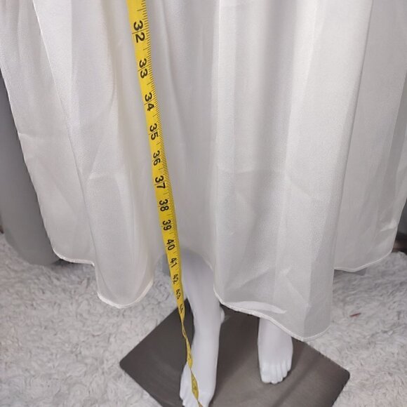 Marycrafts White Long Sleeve 2 Button Dress Size 8 (NWT) - Picture 6 of 12